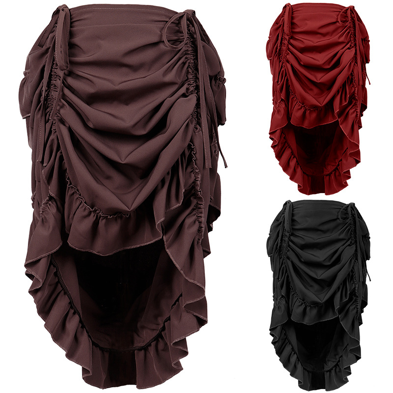 Steampunk Victorian Pleated Co - Skirts 评论和价格