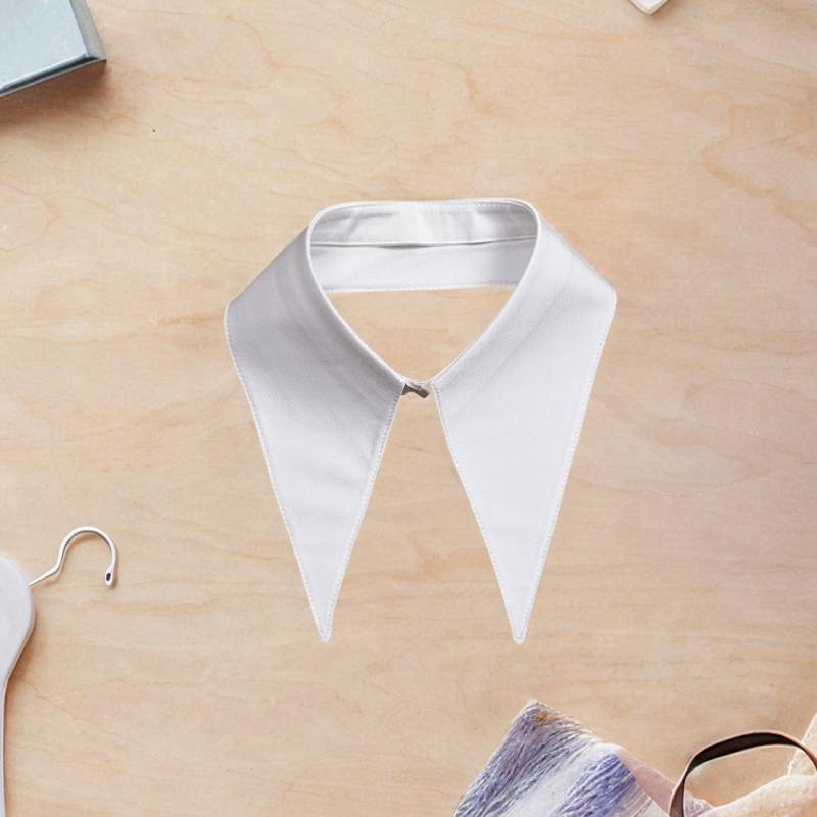 Women False Collar Silk Lightw - Blouses 评论和价格