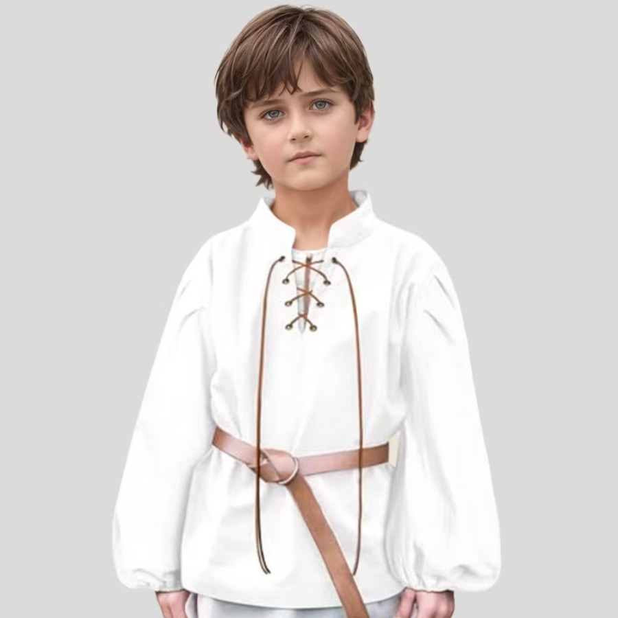 Boys Medieval Pirate Shirt Kid - Tops 评论和价格