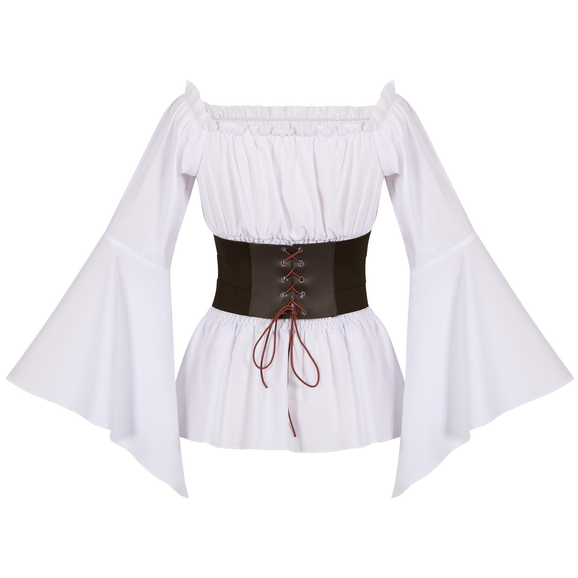 Medieval Victorian Pirate Shir - Blouses 评论和价格